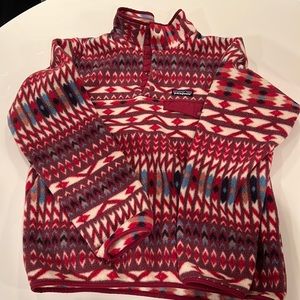 Patagonia Aztec Print Fleece Pullover